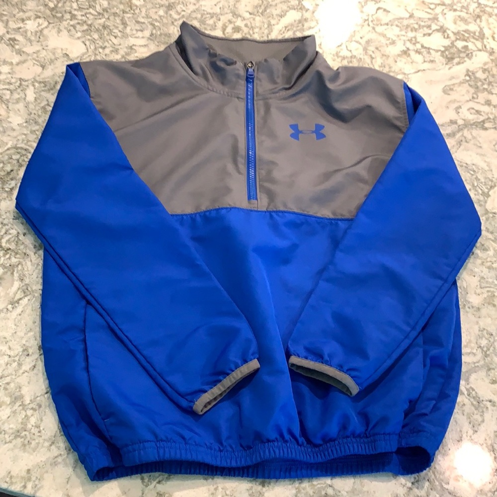Under Armour 3/4 zip pullover windbreaker jacket
